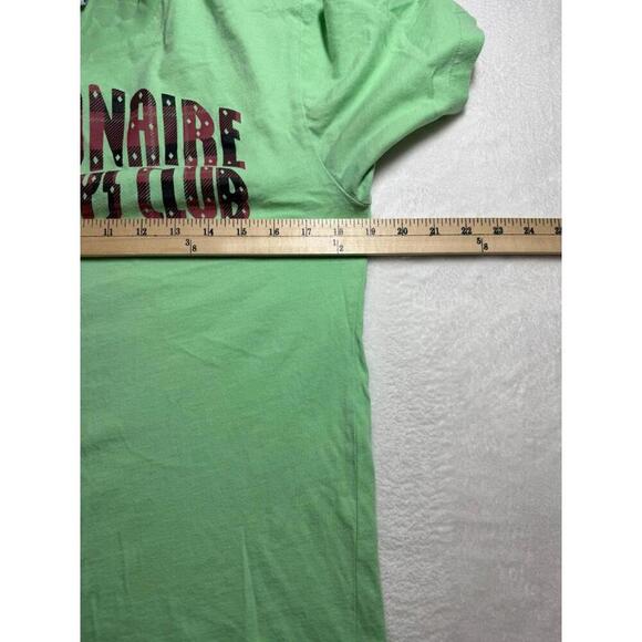 Billionaire Boys Club BBC Logo Lime Green T-Shirt Size Small - Picture 5 of 6